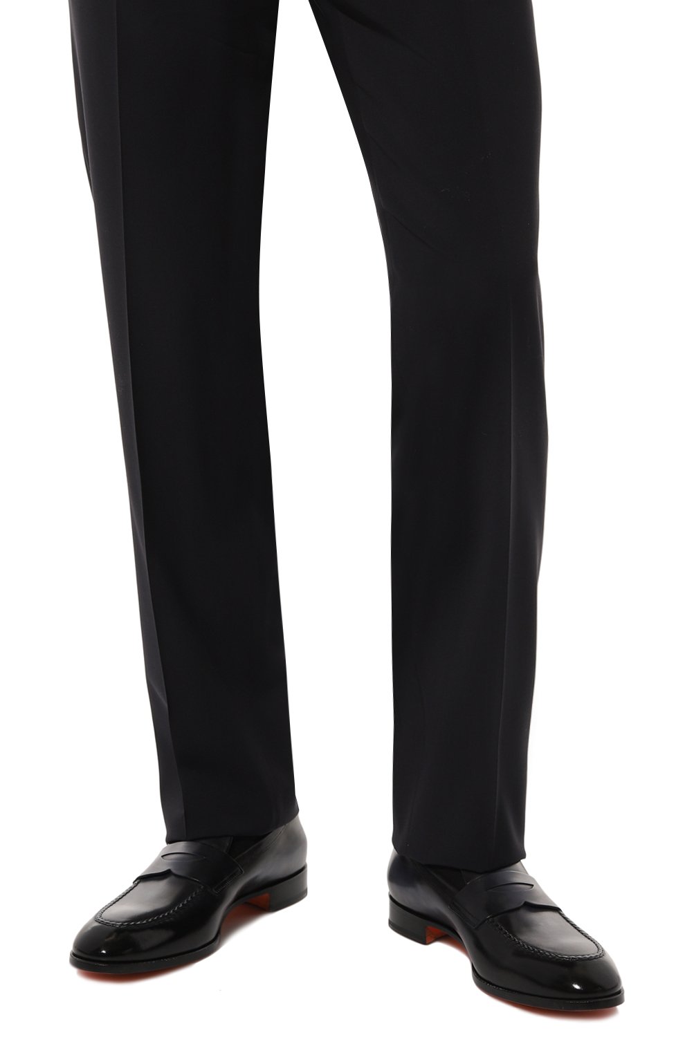 Кожаные пенни-лоферы justin SANTONI, арт. MCJG18645BB4BSC2U59, фото 3