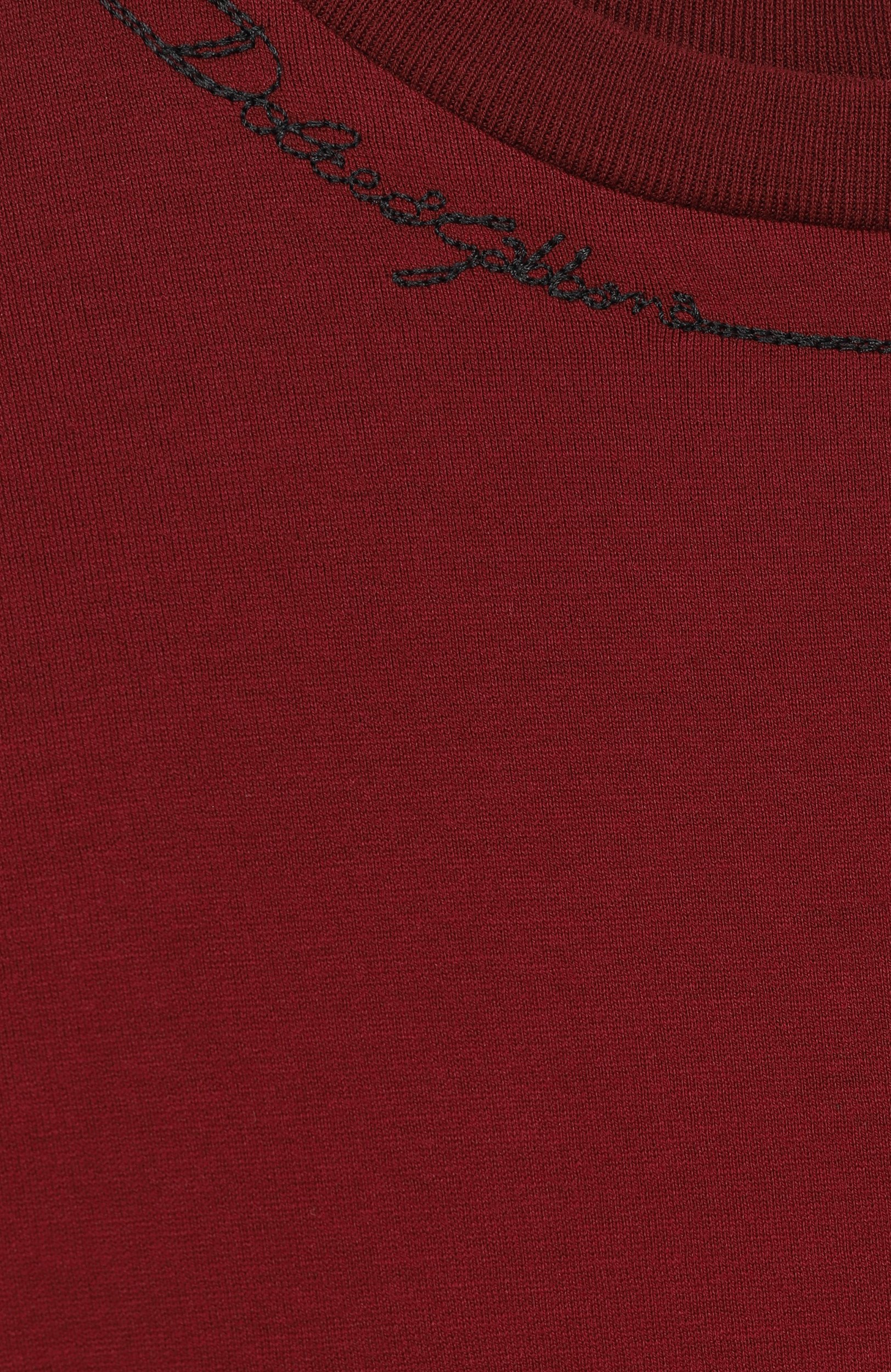 Хлопковая футболка DOLCE & GABBANA, арт. L4JTHU/G7QK1_001, фото 3