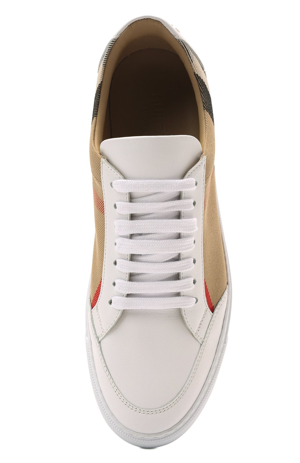 Комбинированные кеды BURBERRY, арт. 8024326, фото 6