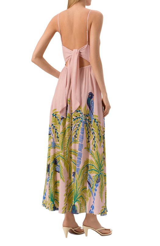 Платье из вискозы Poupette St Barth WHVS26LVPPMN Розовый  WHVS26LVPPMN Фото 3