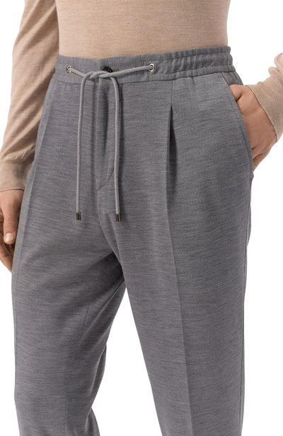 Брюки из шерсти и хлопка CORNELIANI, арт. 254L19-2518800, фото 5