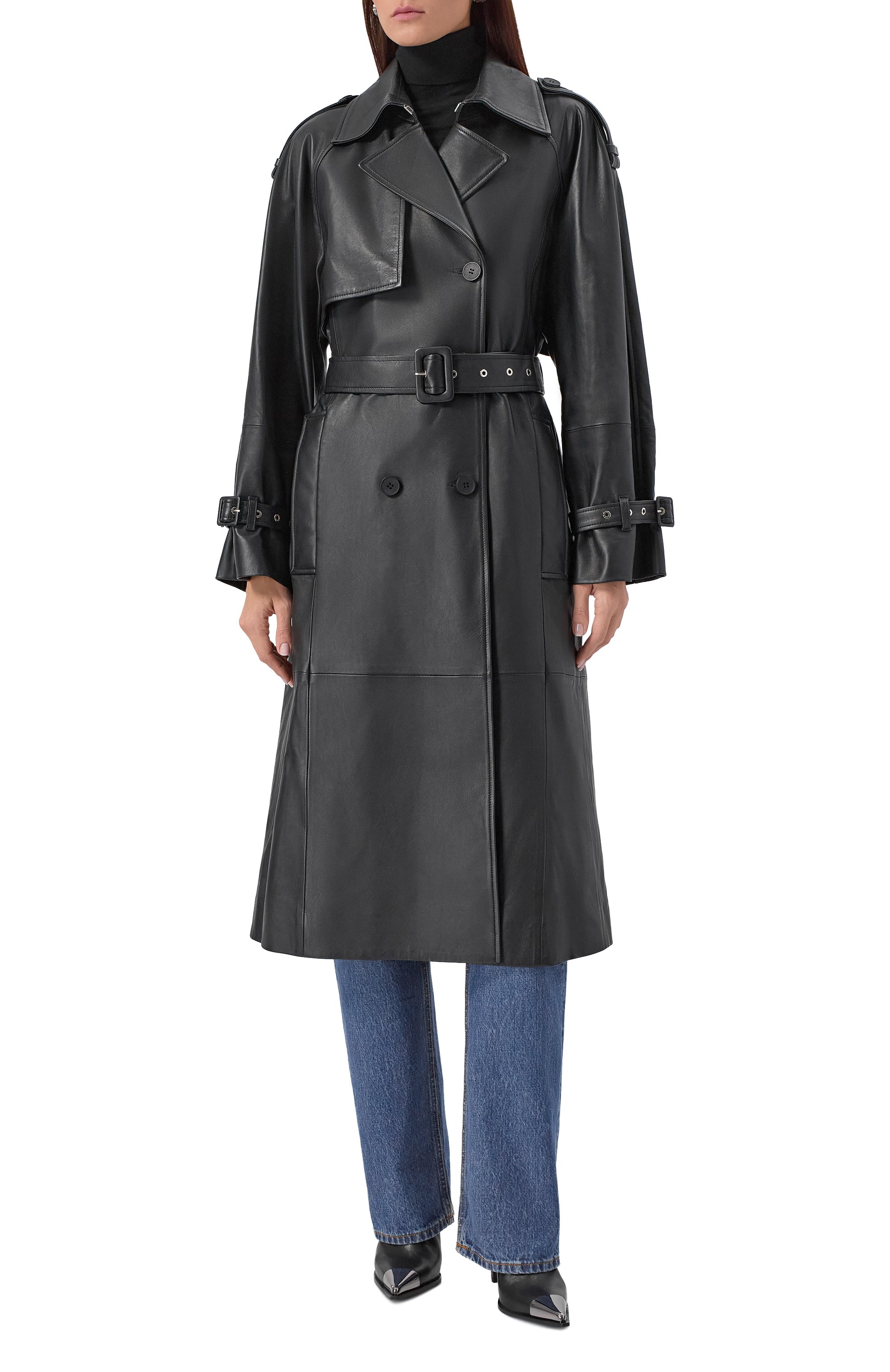 Кожаный тренч IVY OAK, арт. I0118037/LINDA, фото 3