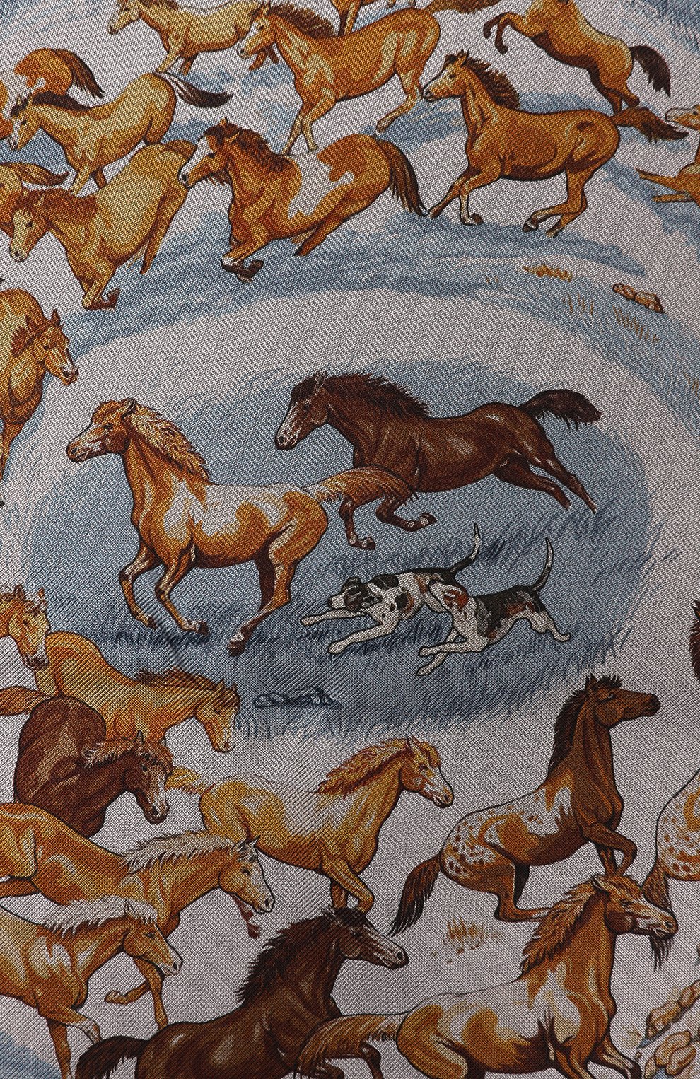 Шелковый платок STEFANO RICCI темно-синего цвета по цене 24800 руб., арт. FZSR17/13710, фото 2 Шелковый платок STEFANO RICCI, арт. FZSR17/13710, фото 2