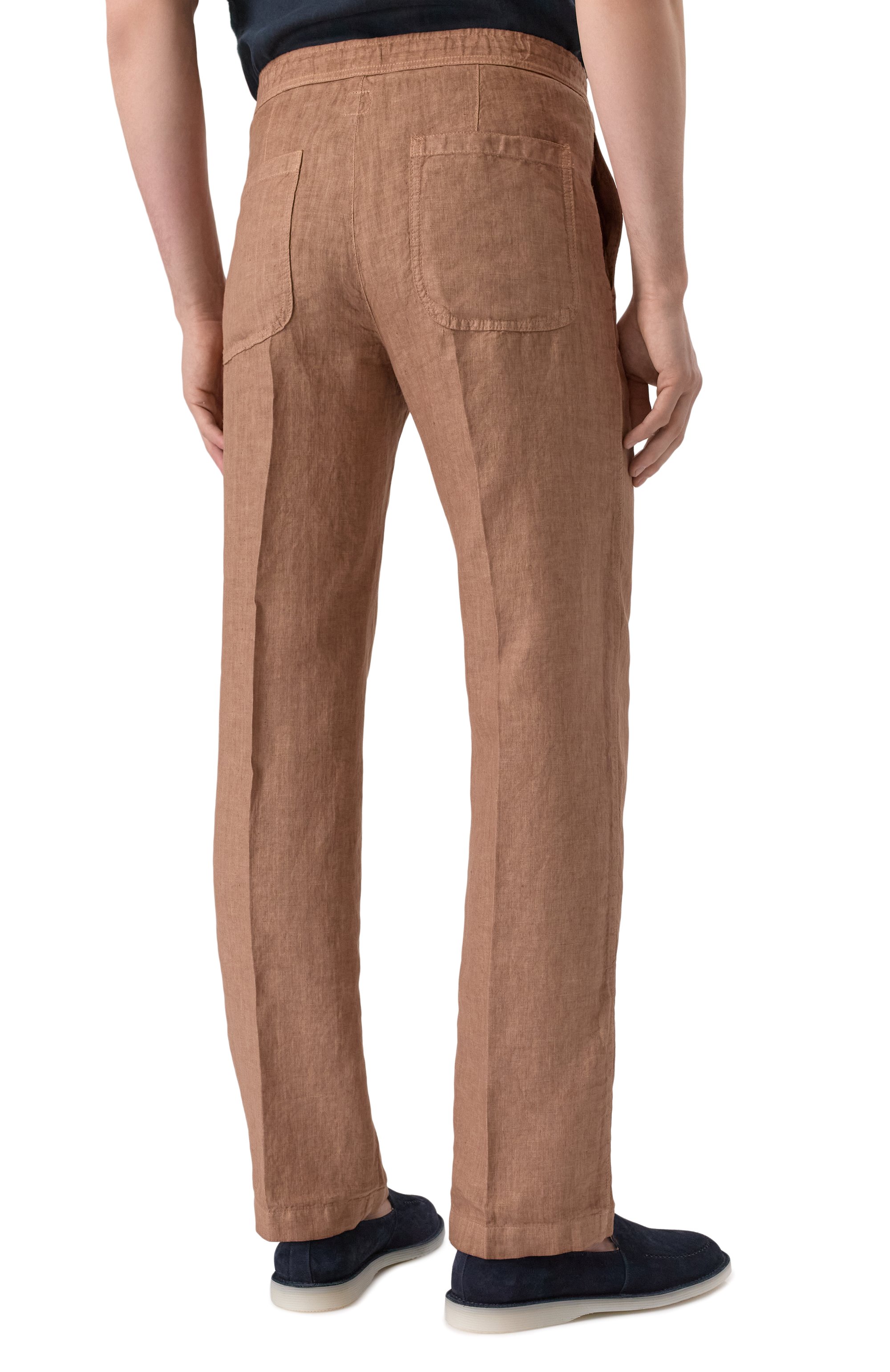 Льняные брюки 120% LINO, арт. 32ALIM29PT/0253/S00, фото 4