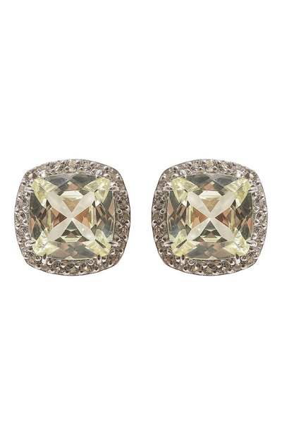 Серьги-пусеты с лимонным кварцем SECRETS JEWELRY, арт. СПЛККС0602, фото 1