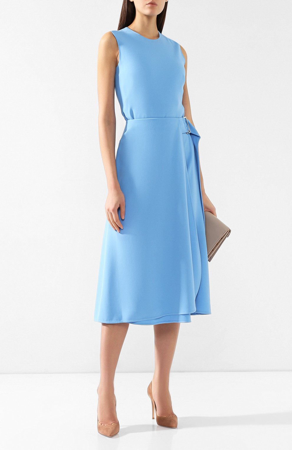 Платье-миди VICTORIA BECKHAM, арт. DR MID 6895 MSS19 FLUID CADY, фото 2