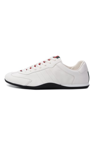 Кожаные кеды shift GUCCI белого цвета по цене 121500 руб., арт. 857018/AAFUH, фото 3 Кожаные кеды shift GUCCI, арт. 857018/AAFUH, фото 3
