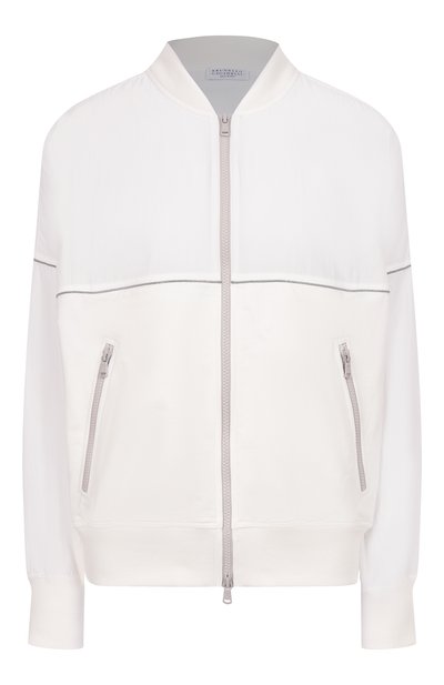Женский хлопковый бомбер BRUNELLO CUCINELLI, арт. MH827VE706