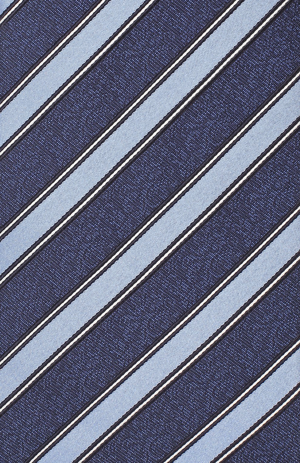 Шелковый галстук ZEGNA синего цвета по цене 23700 руб., арт. Z6E01/1XW, фото 3 Шелковый галстук ZEGNA, арт. Z6E01/1XW, фото 3