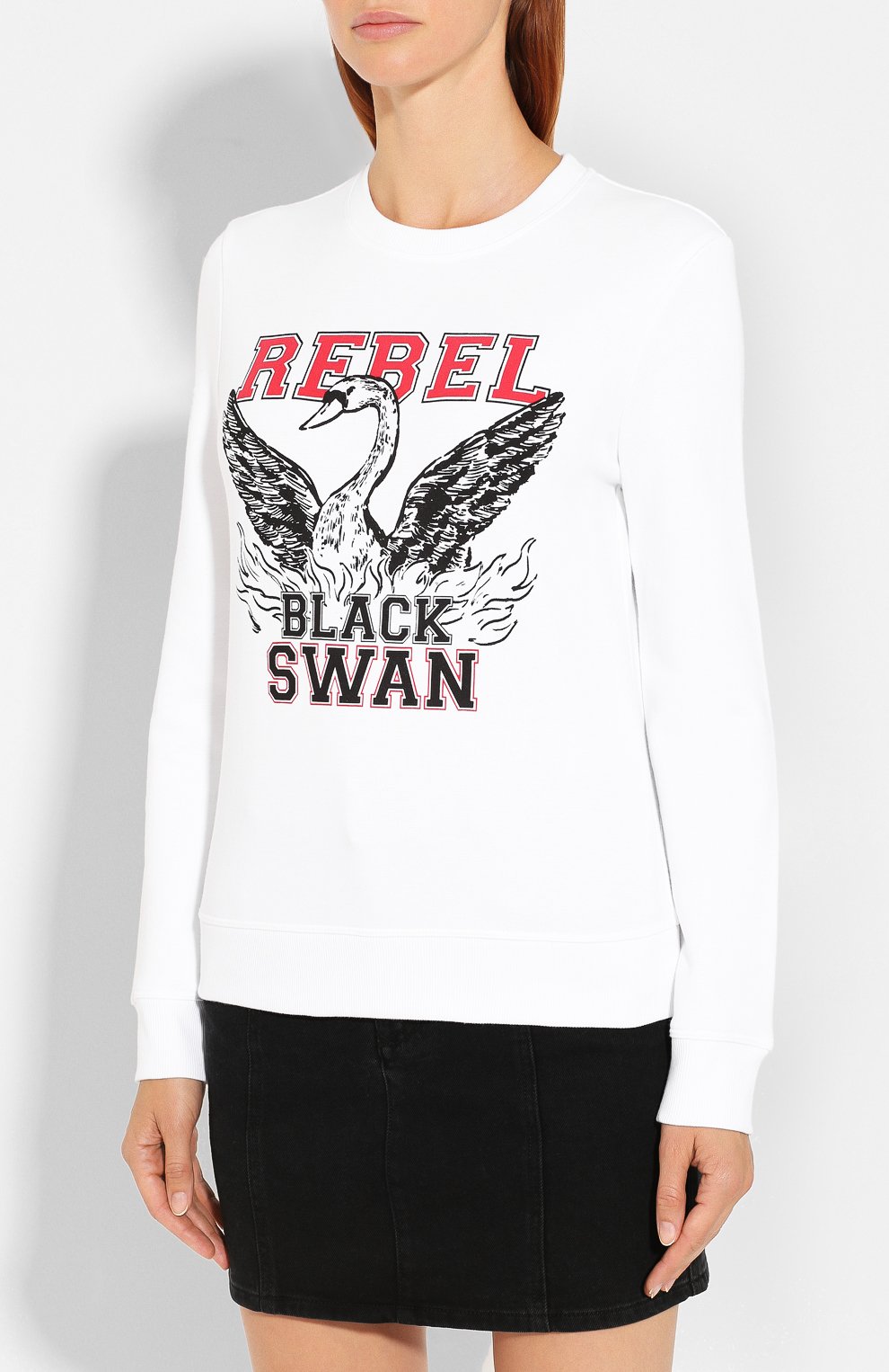 Хлопковый свитшот REDVALENTINO, арт. SR3MF01D/4FK, фото 3
