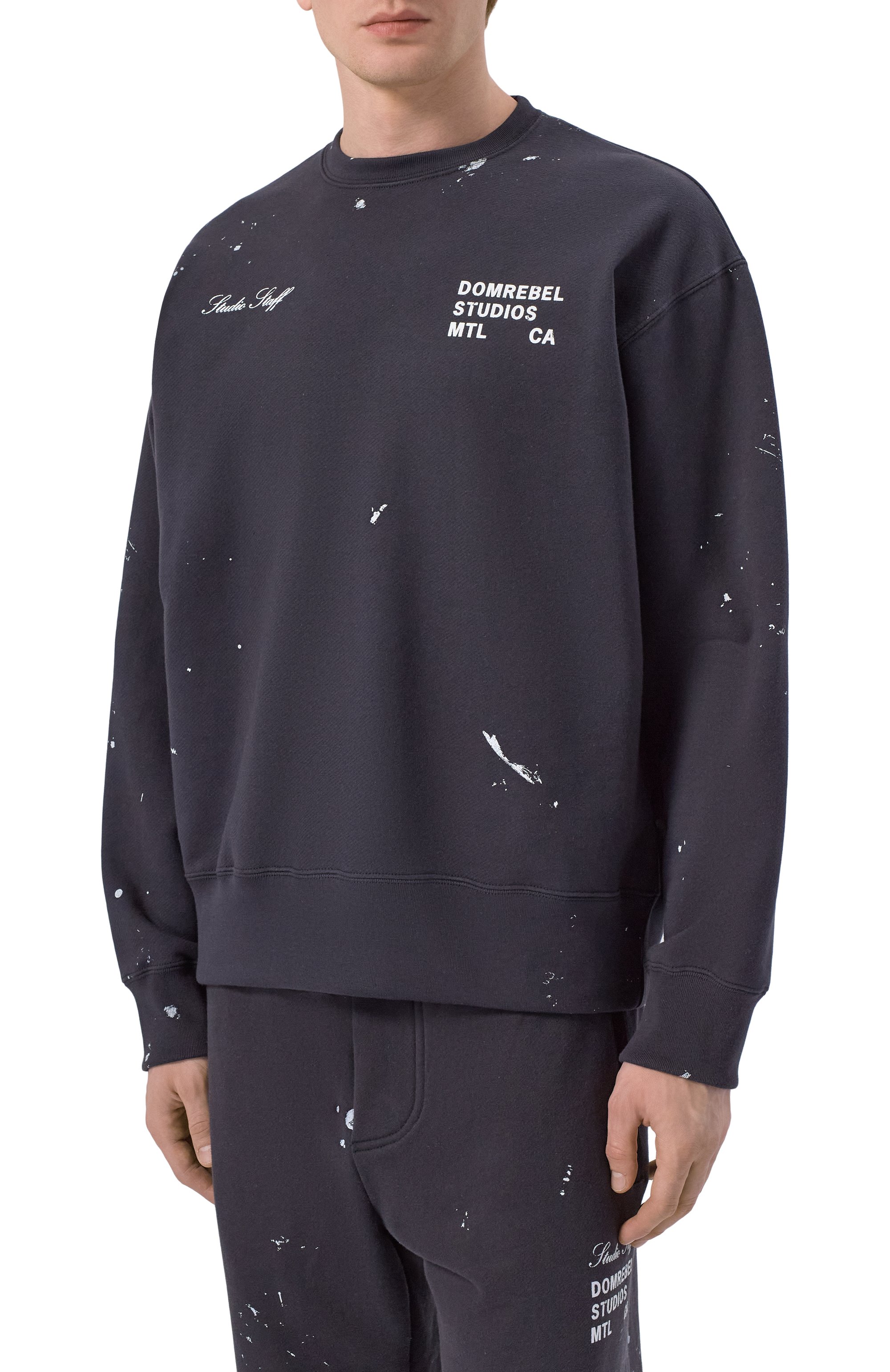 Хлопковый свитшот DOMREBEL, арт. M STAFF/SWEATSHIRT, фото 3