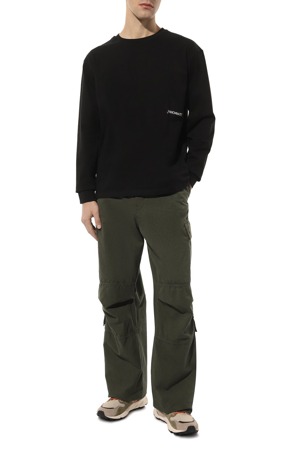 Хлопковый лонгслив HINNOMINATE, арт. HMABM00040, фото 2