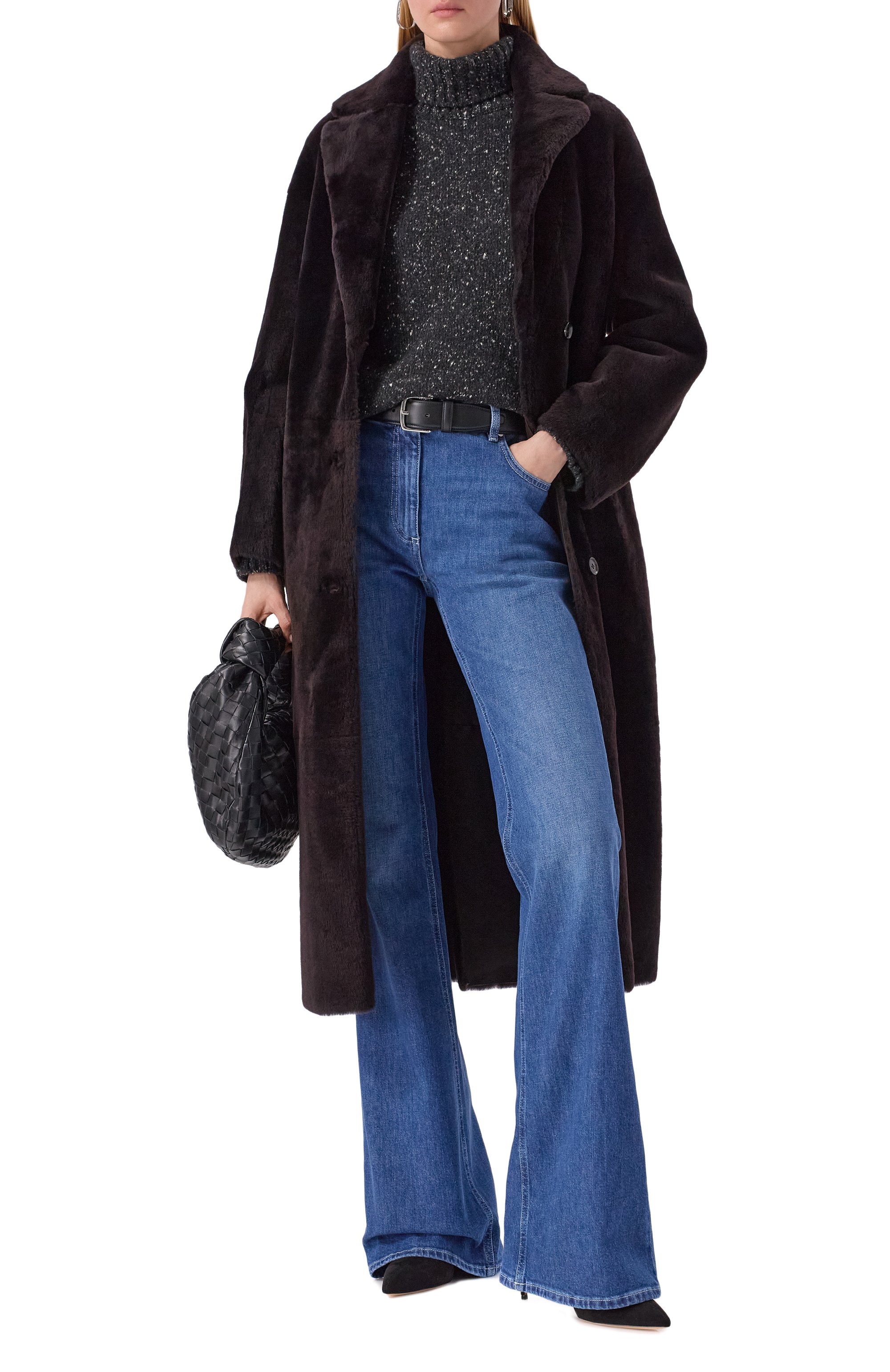 Кашемировый свитер KITON темно-серого цвета по цене 208500 руб., арт. D6078002918, фото 2 Кашемировый свитер KITON, арт. D6078002918, фото 2