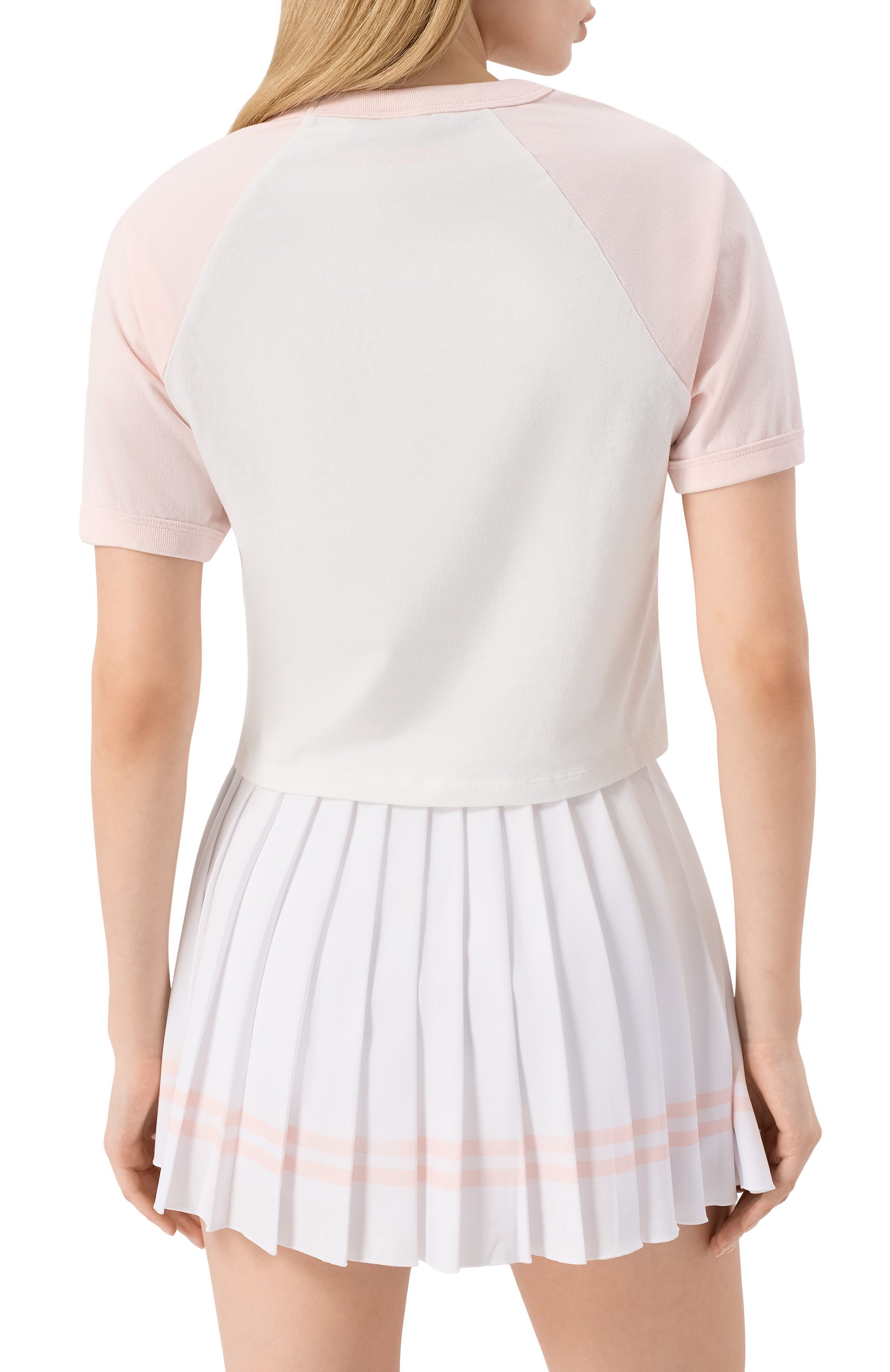 Хлопковая футболка SPORTY AND RICH, арт. T0084620010WH55, фото 4