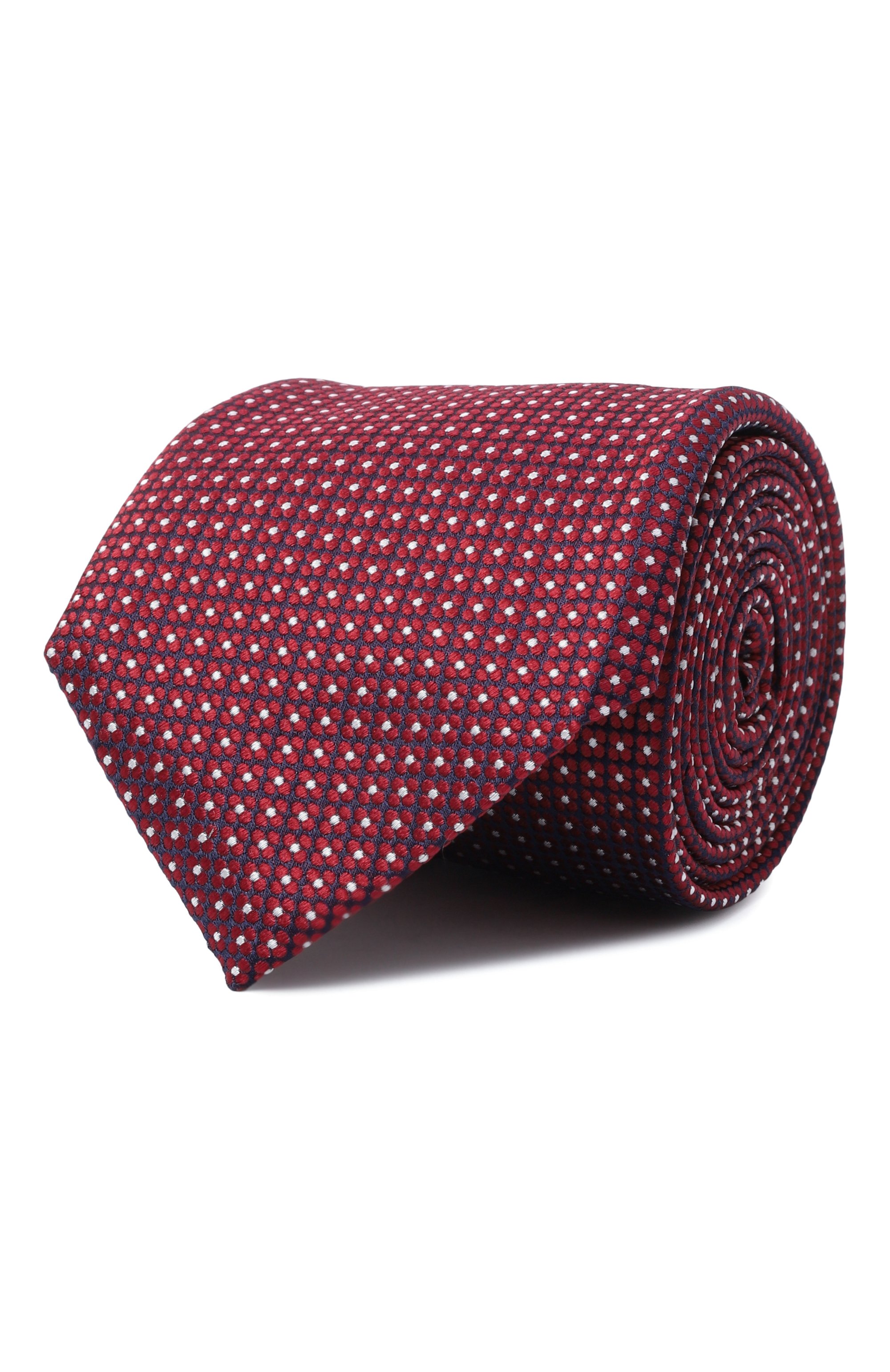 Шелковый галстук CORNELIANI красного цвета по цене 25950 руб., арт. 25U302-2520326, фото 1 Шелковый галстук CORNELIANI, арт. 25U302-2520326, фото 1