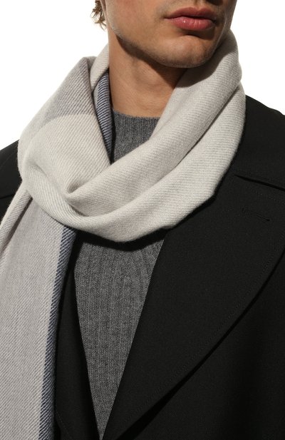 Шарф из шерсти и кашемира BRUNELLO CUCINELLI, арт. MSC666AG, фото 2