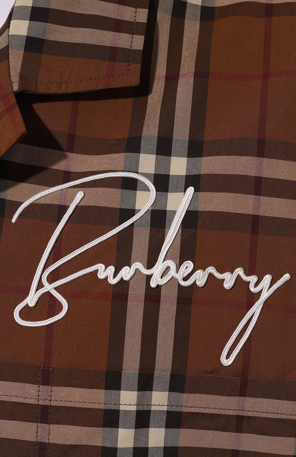 Хлопковая рубашка BURBERRY, арт. 8057478, фото 5
