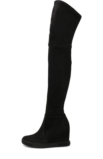 Замшевые ботфорты на танкетке CASADEI, арт. 2T815E080NT045000, фото 3