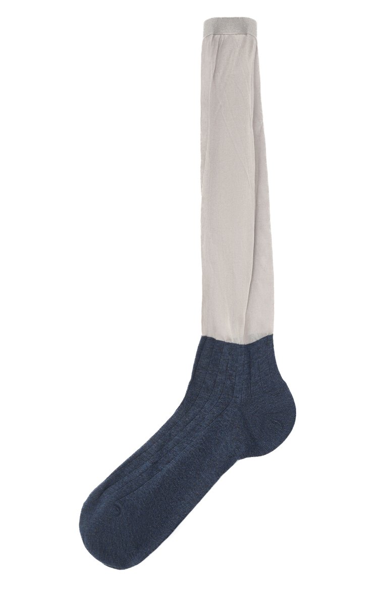 Гольфы из хлопка и шелка MAISON MARGIELA, арт. S50TL0037/S18440, фото 1