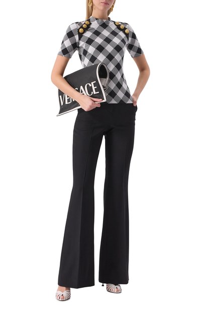 Хлопковый топ BALMAIN, арт. DF0EF091/JJ36, фото 2