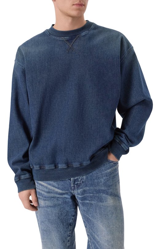 Джинсовый свитшот Diesel A16368/09L75 Синий  A16368/09L75 Фото 3