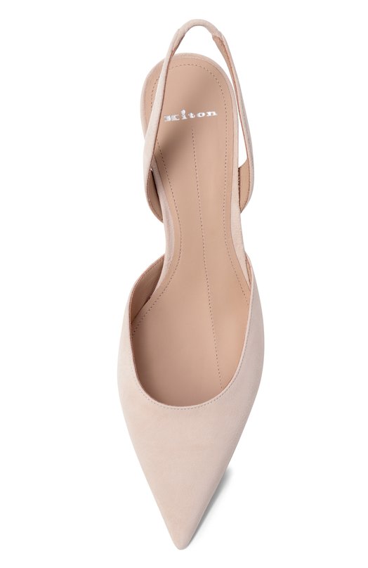 Замшевые туфли Kiton D54811K0525F24 Бежевый  D54811K0525F24 Фото 6