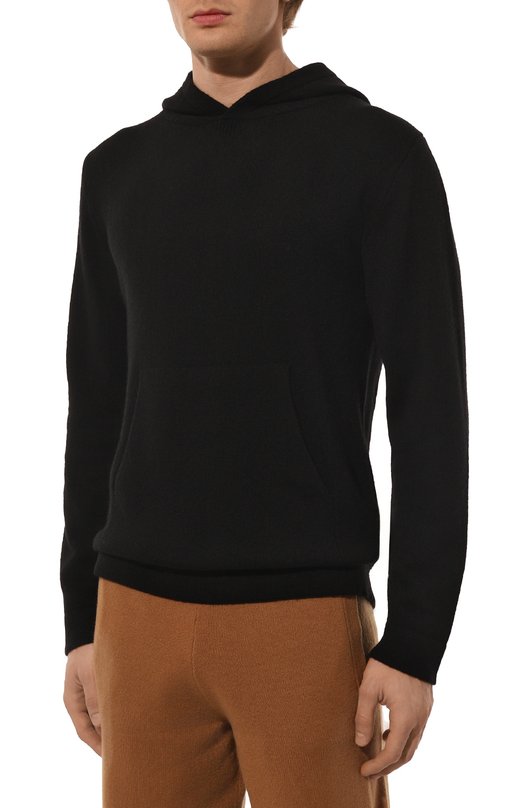Кашемировое худи Daniele Fiesoli WS3436 Чёрный  WS3436 Фото 3