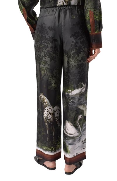 Шелковые брюки THE ATTICO, арт. 250WCP00258/SSS015PR, фото 4