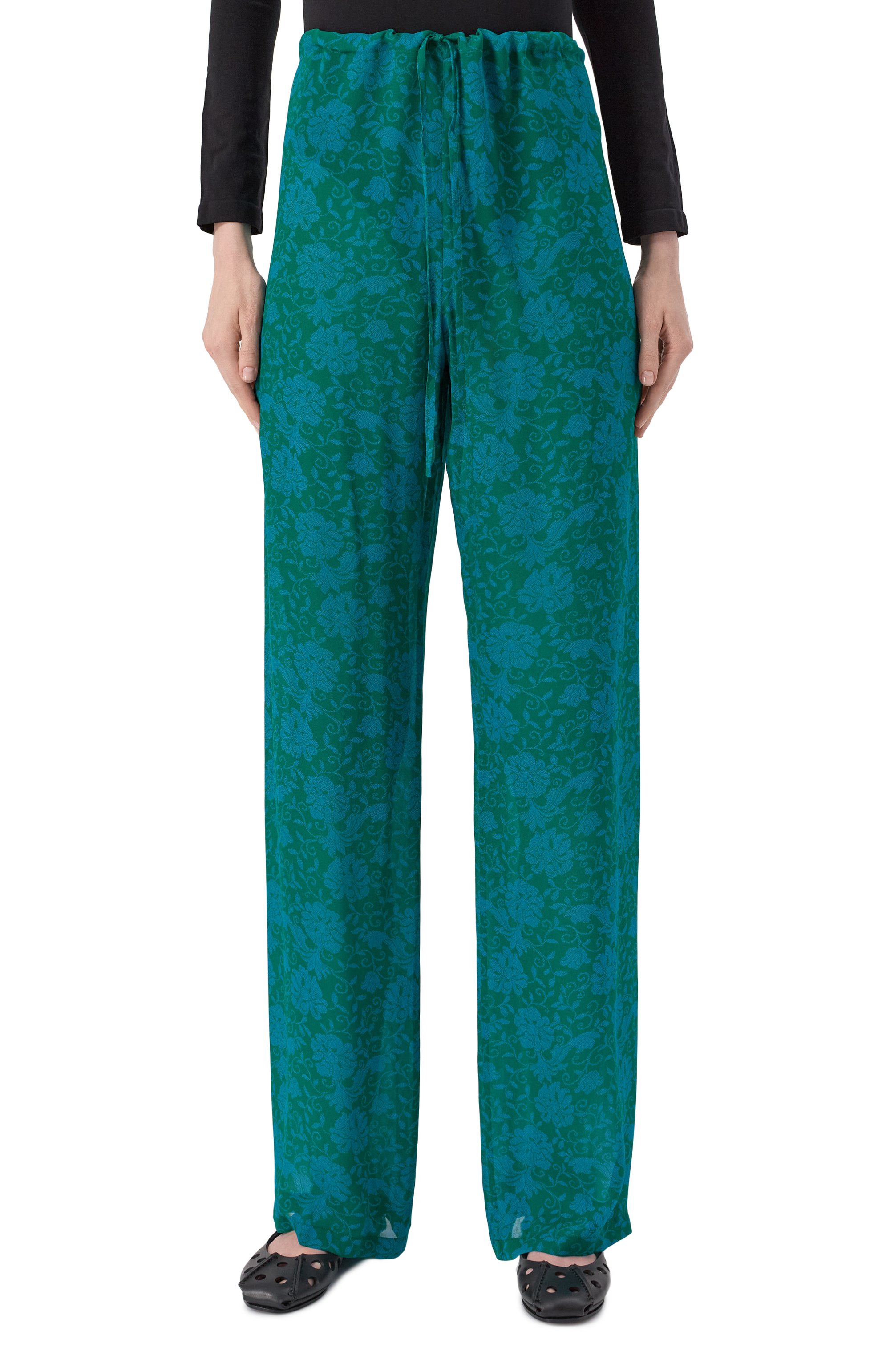 Брюки из вискозы DRIES VAN NOTEN, арт. 251-010908-1011, фото 3