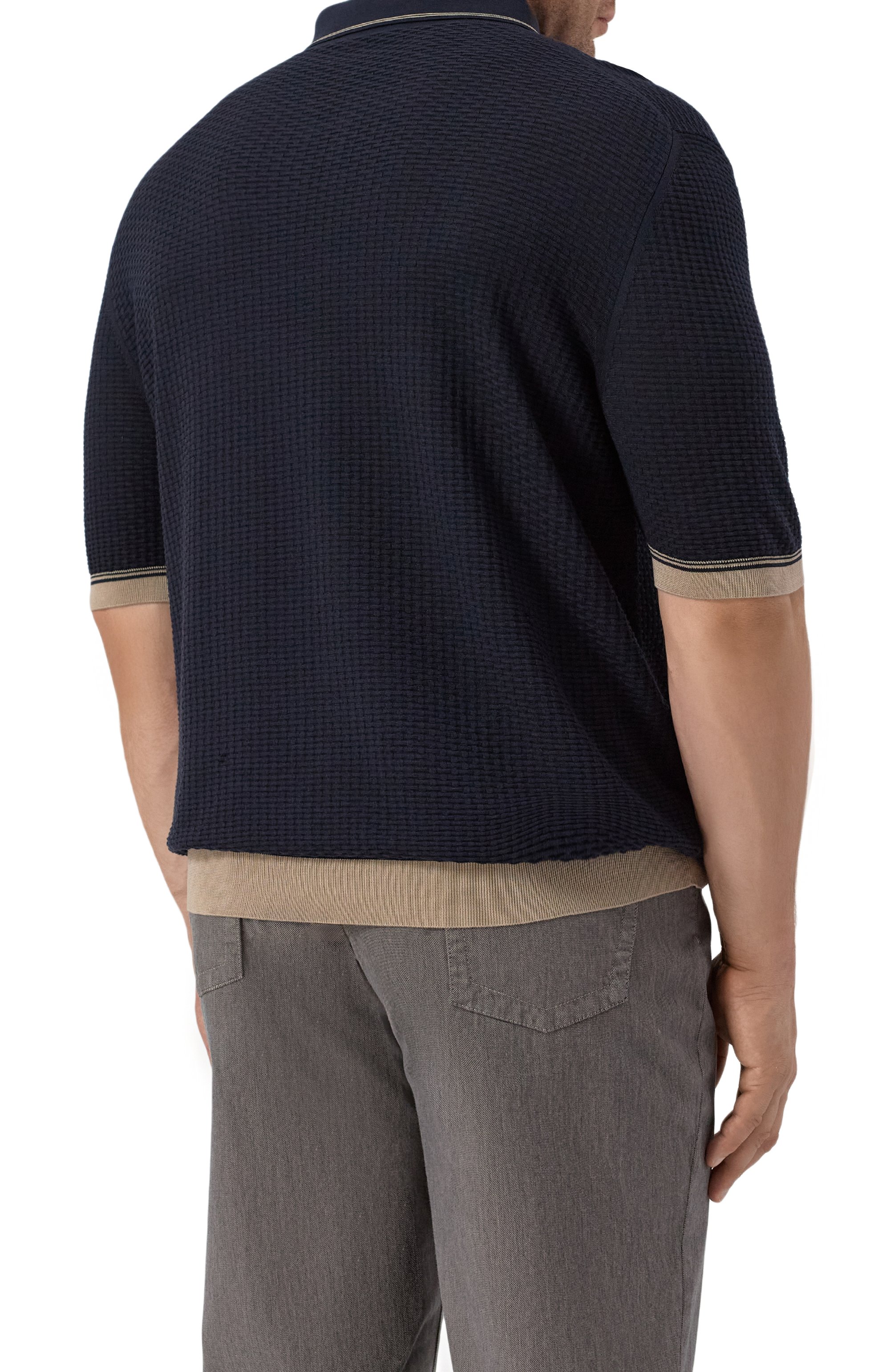 Шелковое поло ZILLI, арт. KZP002M0641VBSH00/62, фото 4