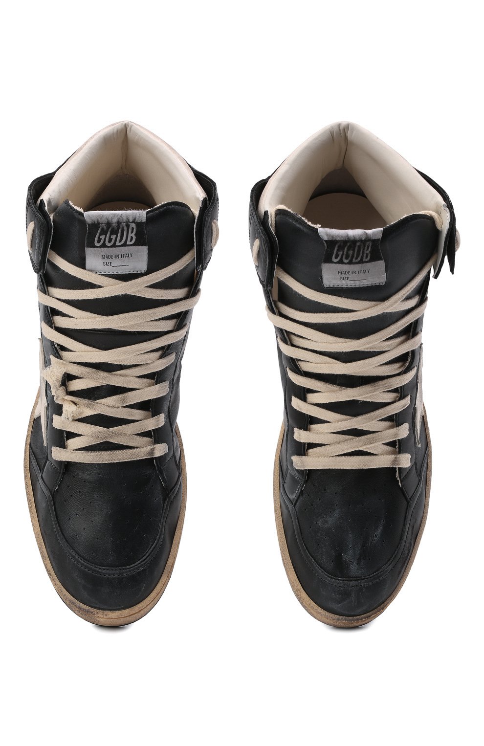 Кожаные кеды skystar GOLDEN GOOSE DELUXE BRAND, арт. GMF00230.F002944, фото 6