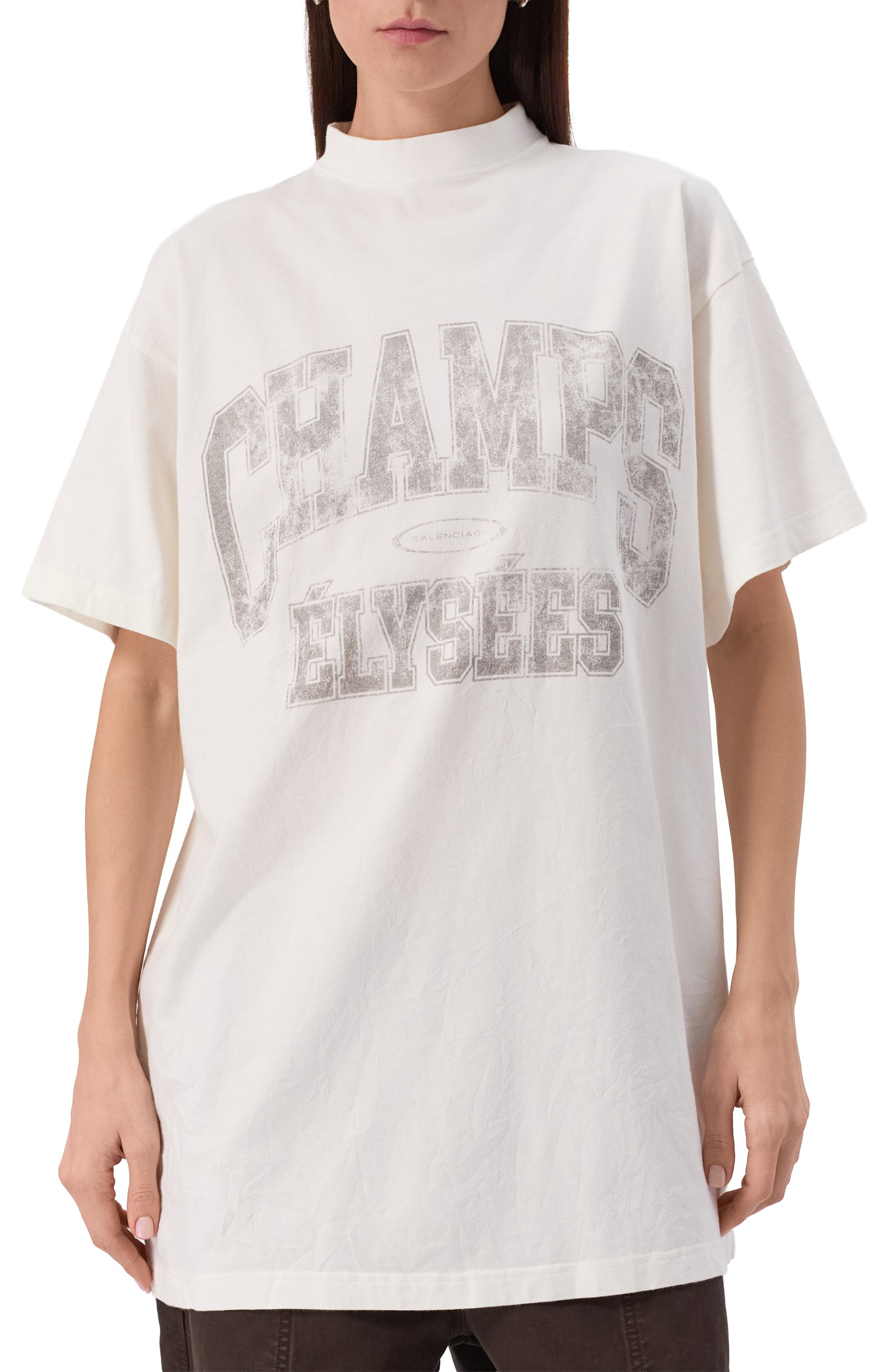Хлопковая футболка BALENCIAGA, арт. 787349/TRVN1, фото 7