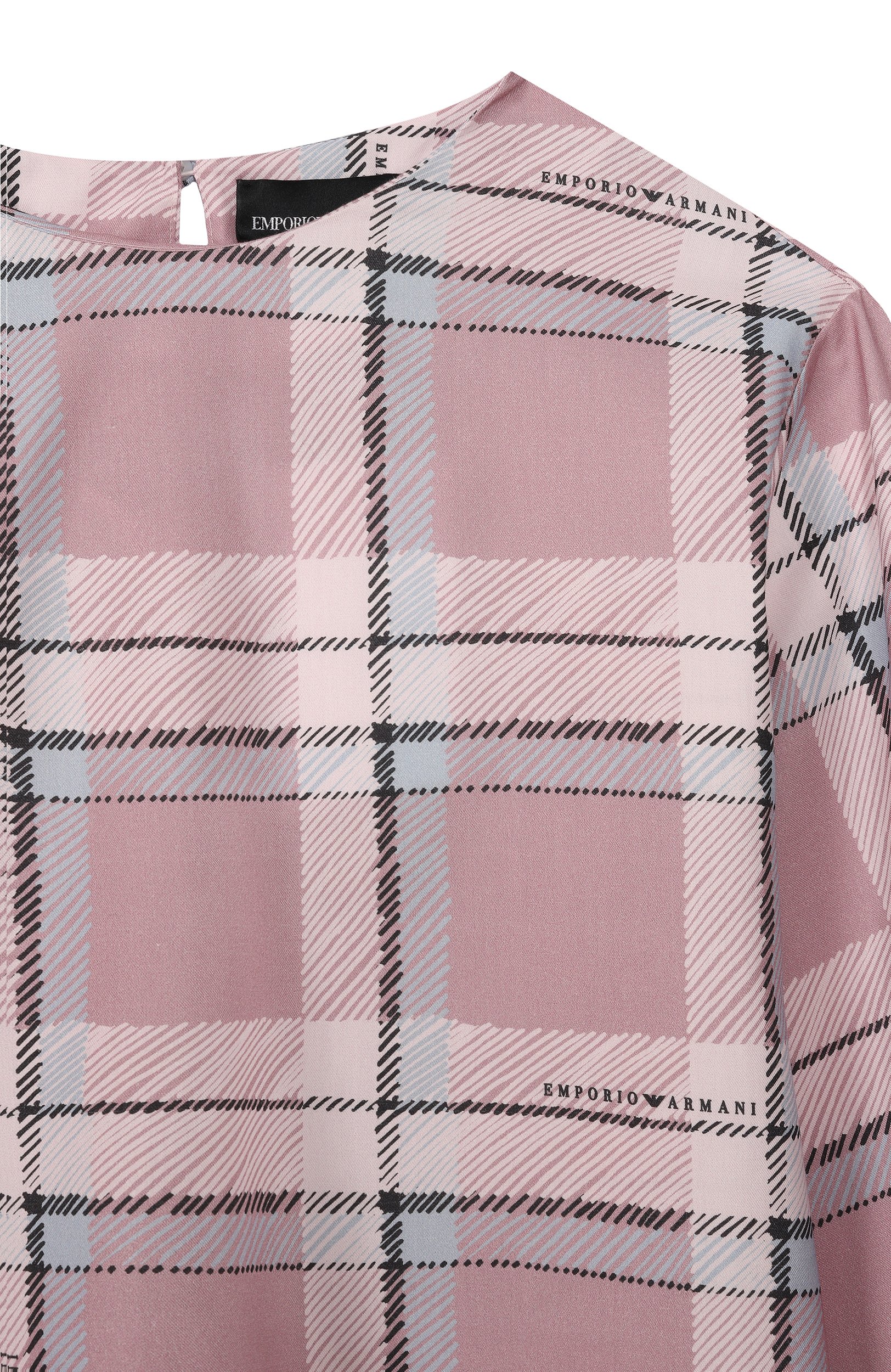 Блузка из хлопка и вискозы EMPORIO ARMANI, арт. EG000869/AF26738, фото 3