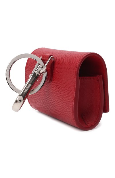 Кожаный чехол для airpods pro PRADA красного цвета по цене 44000 руб., арт. 2TT133-2AHF-F068Z, фото 4 Кожаный чехол для airpods pro PRADA, арт. 2TT133-2AHF-F068Z, фото 4