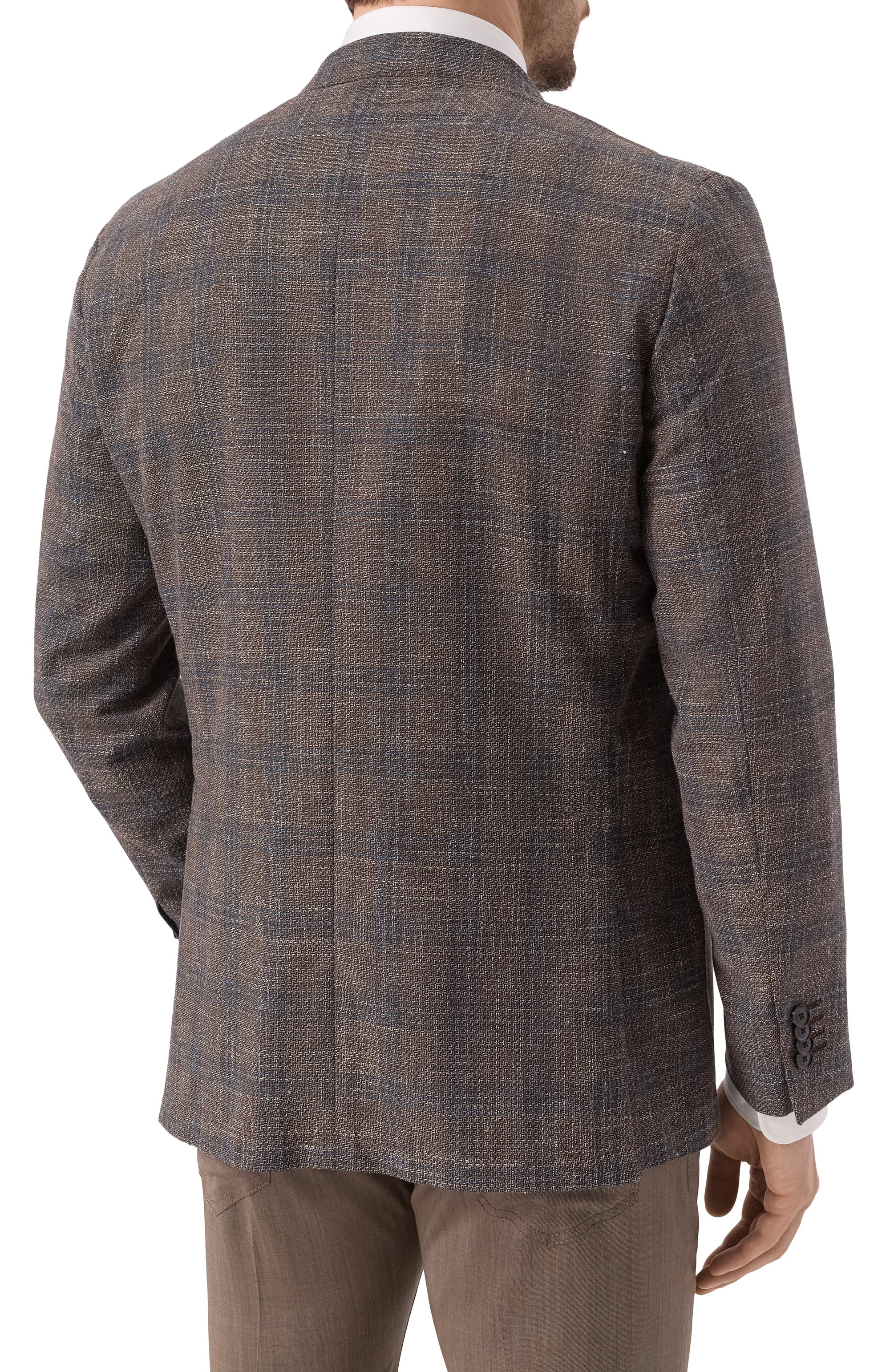 Пиджак из шерсти и хлопка SARTORIA LATORRE, арт. EF74/QH0050, фото 6