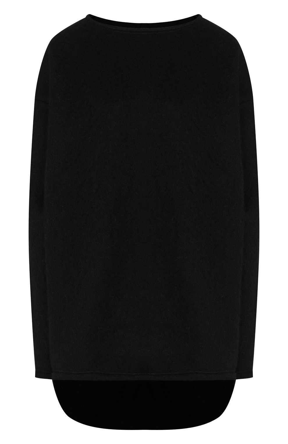 Шерстяной пуловер YOHJI YAMAMOTO черного цвета по цене 47150 руб., арт. YC-B02-104, фото 1 Шерстяной пуловер YOHJI YAMAMOTO, арт. YC-B02-104, фото 1