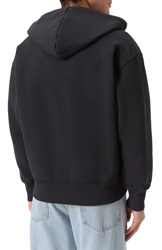 Хлопковая толстовка MSGM 3940MM104SE/257586 Чёрный  3940MM104SE/257586 Фото 4