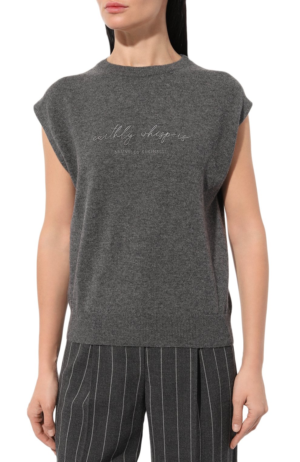 Жилет из шерсти и кашемира BRUNELLO CUCINELLI, арт. M16109410P, фото 3