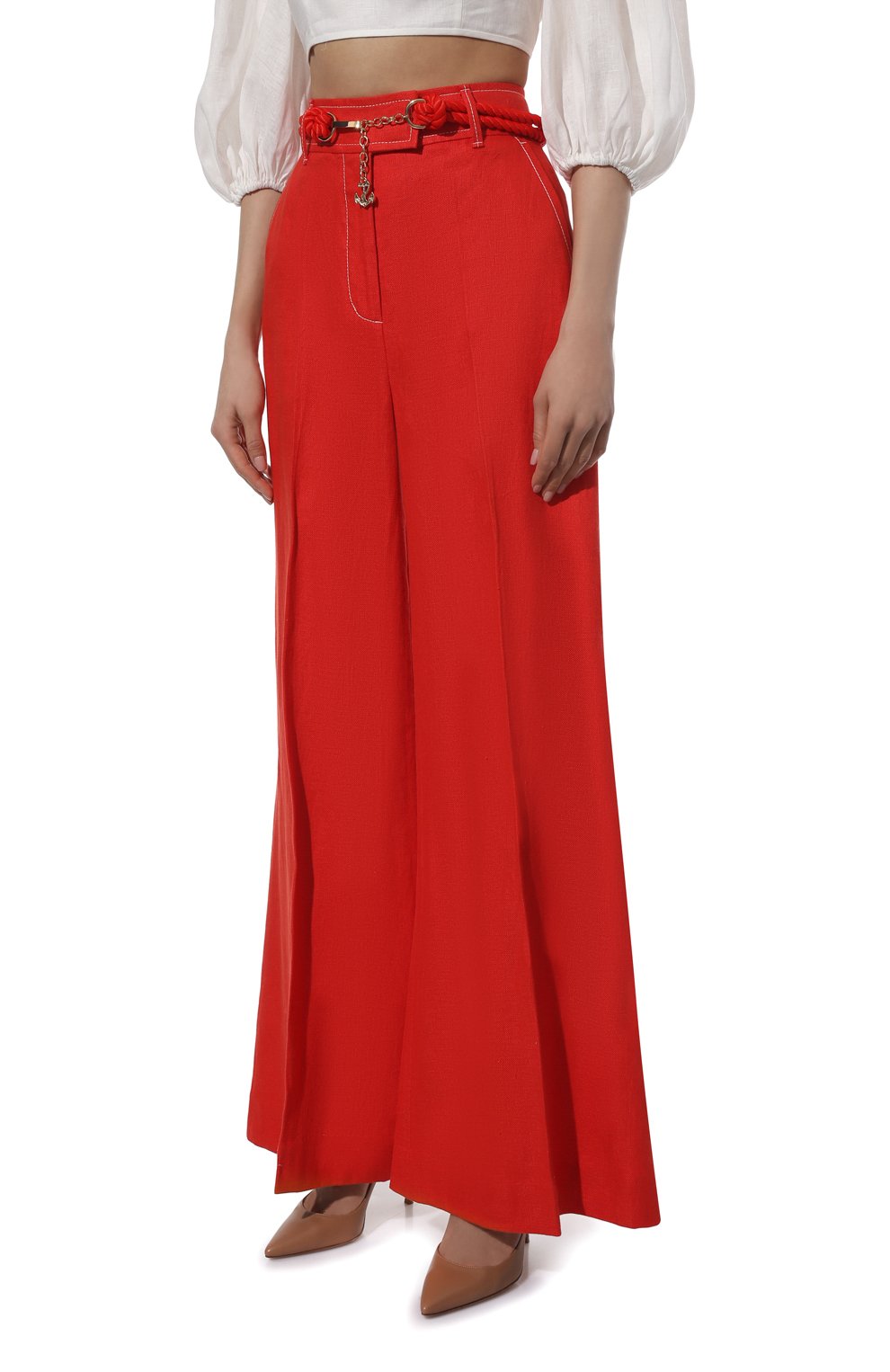 Льняные брюки ZIMMERMANN, арт. 2974PP0S, фото 3