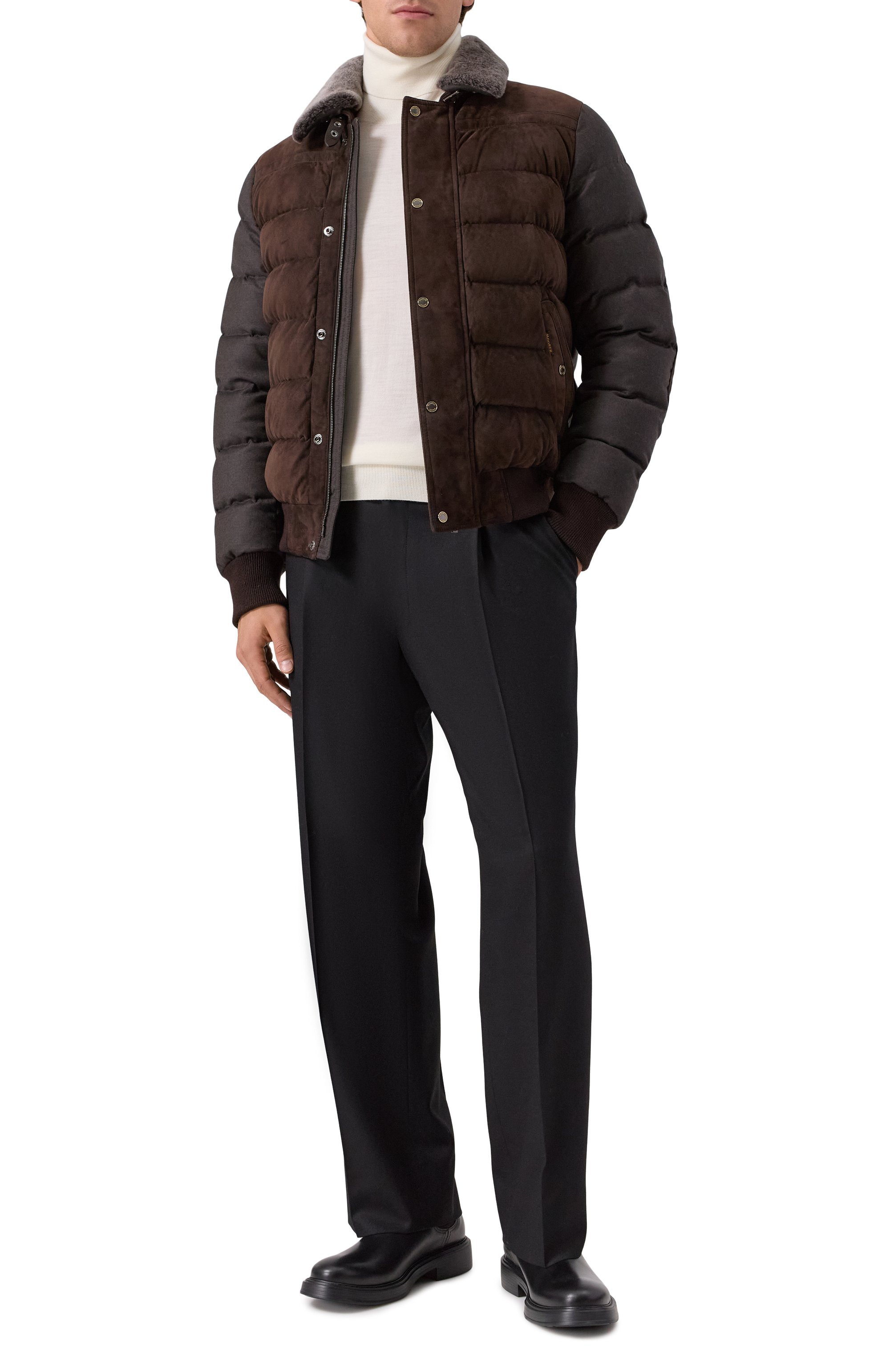 Пуховик viani-url с отделкой из овчины MOORER, арт. VIANI/URL, фото 2