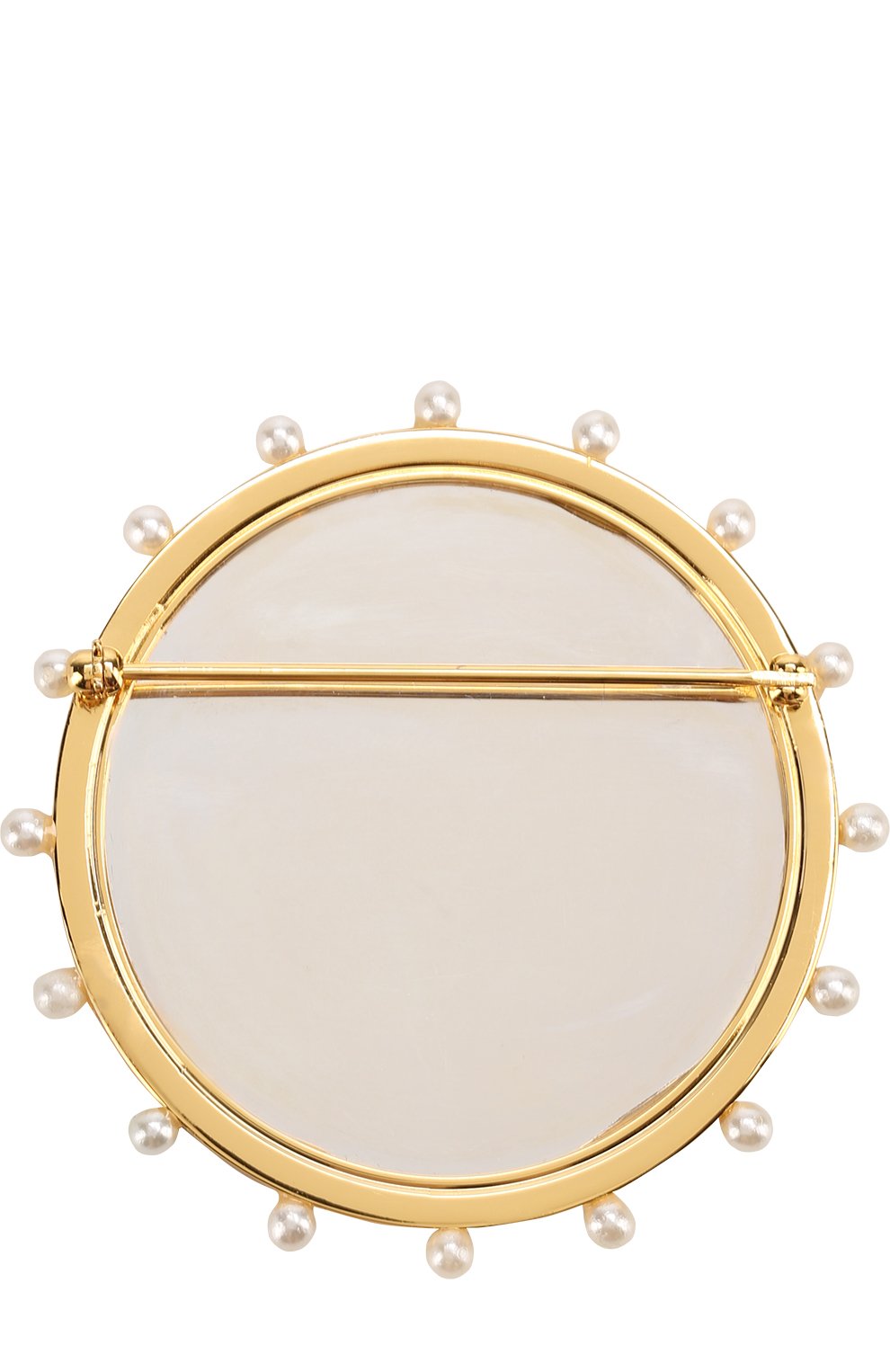 Брошь с отделкой из жемчужин RALPH LAUREN золотого цвета по цене 51150 руб., арт. 434681792, фото 3 Брошь с отделкой из жемчужин RALPH LAUREN, арт. 434681792, фото 3