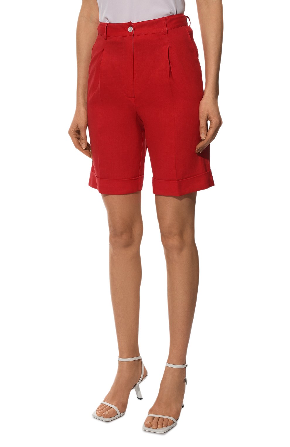 Шорты изо льна и вискозы KITON, арт. D51115K09T84, фото 3