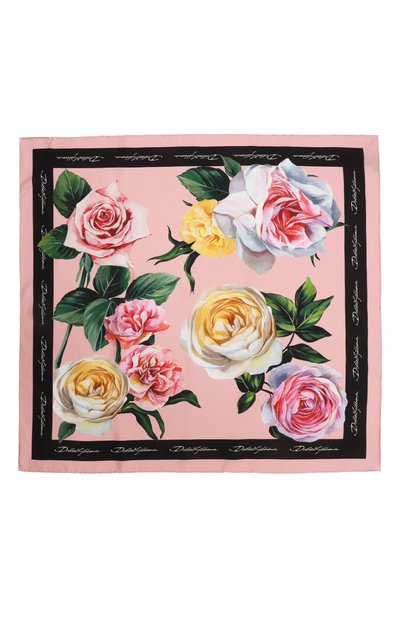 Шелковый платок DOLCE & GABBANA, арт. FN092R/GDCUI, фото 4