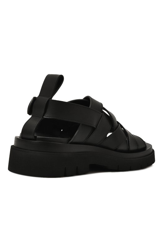 Кожаные сандалии Bottega Veneta 755129/VBS50 Чёрный  755129/VBS50 Фото 5