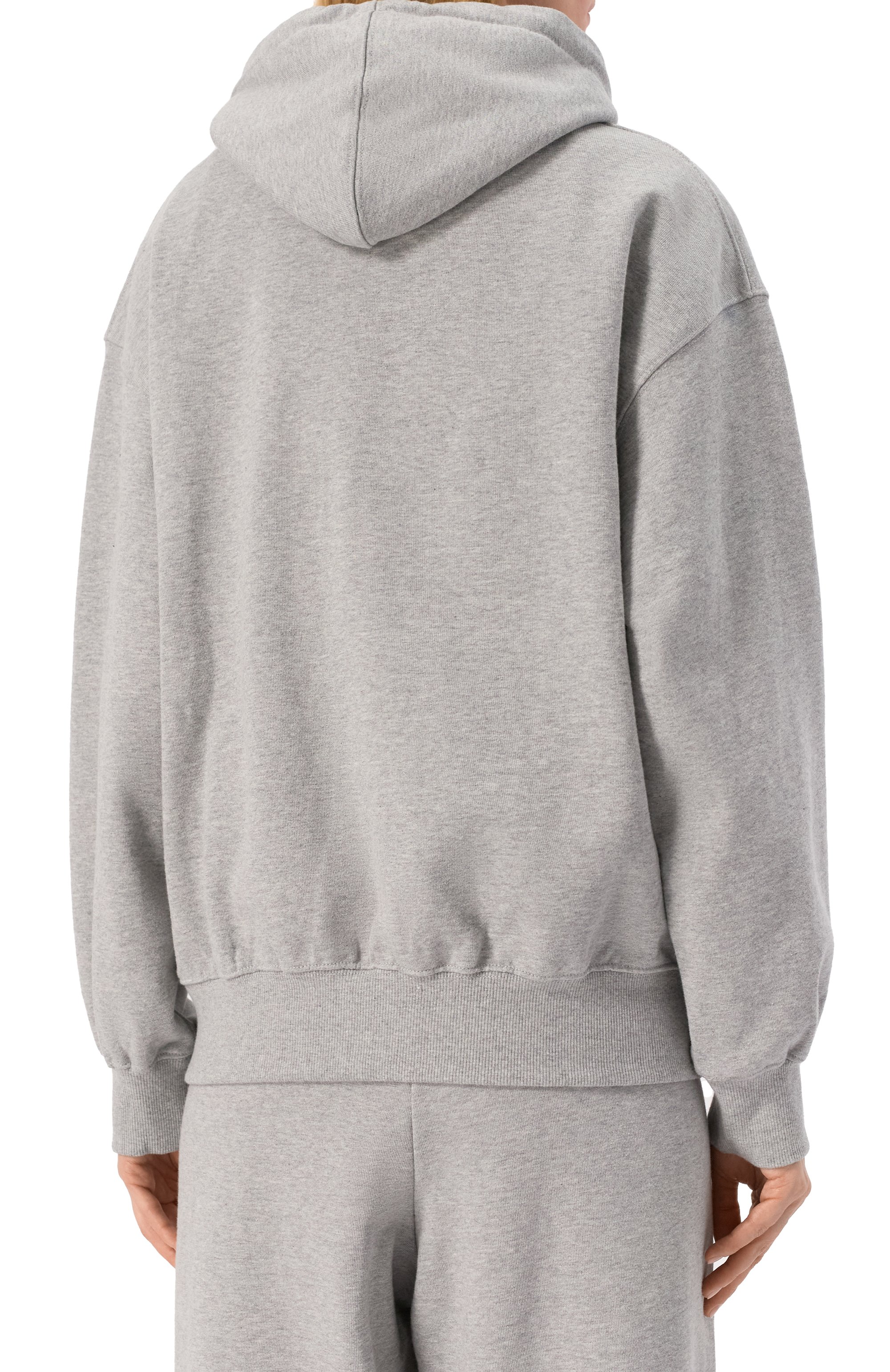 Хлопковое худи AECA WHITE, арт. AWCMFWBDTSPSO002C0.GREY/WHITE (S), фото 4