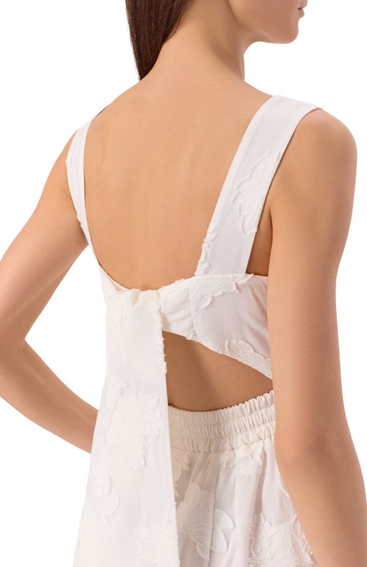 Хлопковое платье Freeage WS26.DR190.1010.101 Белый  WS26.DR190.1010.101 Фото 4