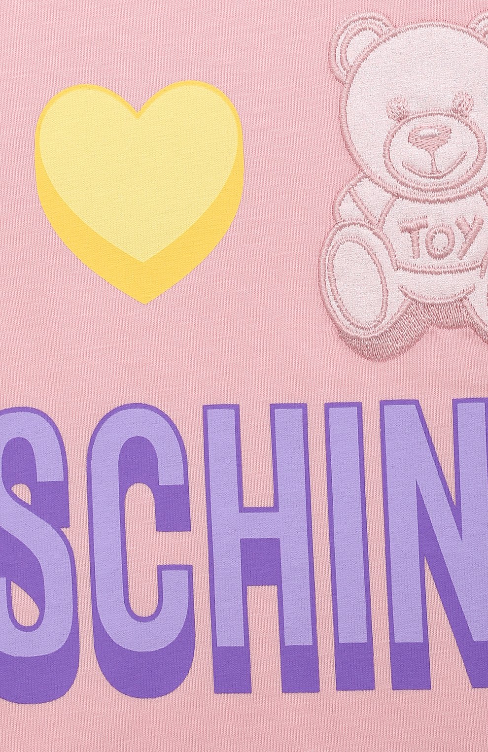 Хлопковая футболка MOSCHINO, арт. HCM042/LBA00/10A-14A, фото 3