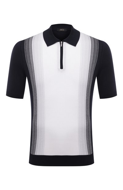 Мужская поло из хлопка и шелка ZILLI, арт. KZP002M0142VZIS00