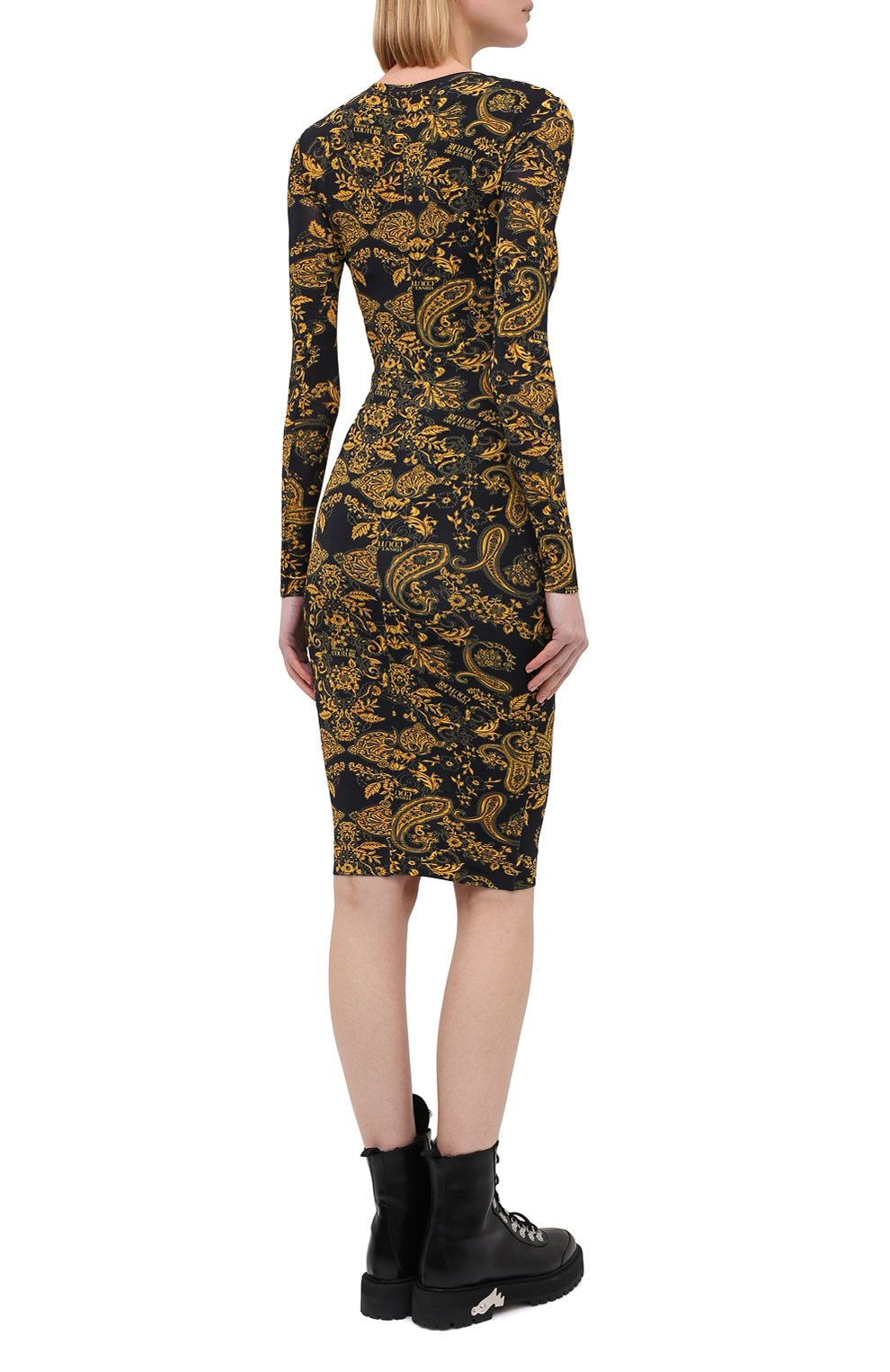 Платье из вискозы VERSACE JEANS COUTURE, арт. D2HZA431-ZDP938 PRINT/S0840, фото 4