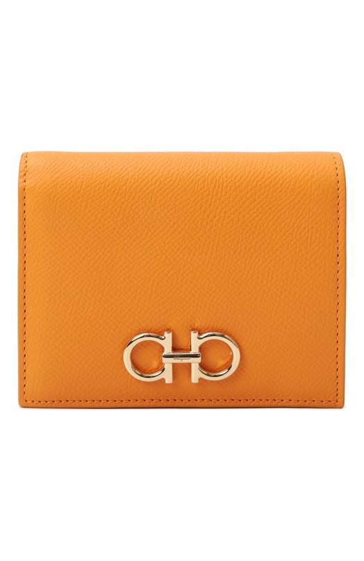 Кожаное портмоне Ferragamo 22D780/785136 Оранжевый 22D780/785136
